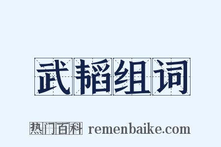 武韬组词是什么意思的图片